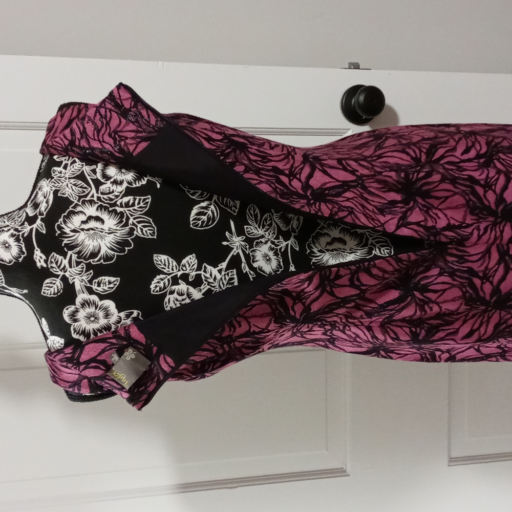 🖤Taylor🖤 - Magenta/Black Lace Cocktail Dress - Picture 10 of 16